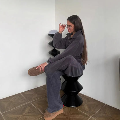 Maris | Elegant long-sleeved casual jumpsuit with elastic waist