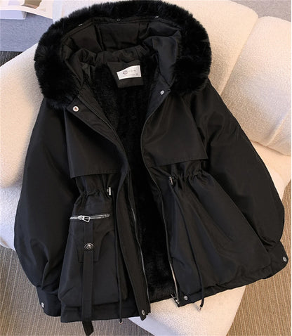 Luna|Cozy hooded padded coat for effortless autumn & winter style