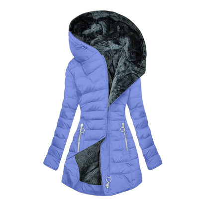 Aurora I Luxury Hooded Winter Coat – Warm & Windproof