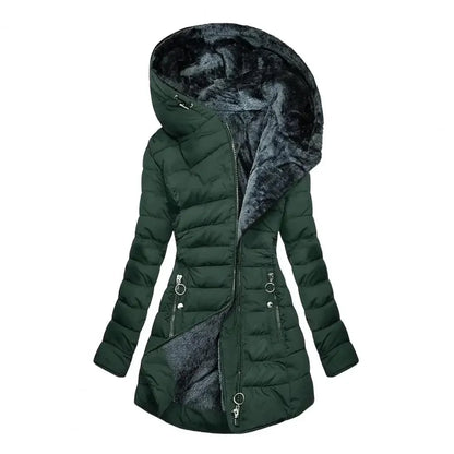 Aurora I Luxury Hooded Winter Coat – Warm & Windproof