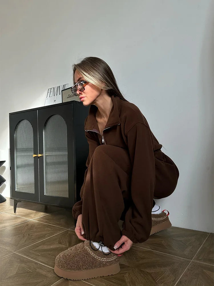 Maris | Elegant long-sleeved casual jumpsuit with elastic waist